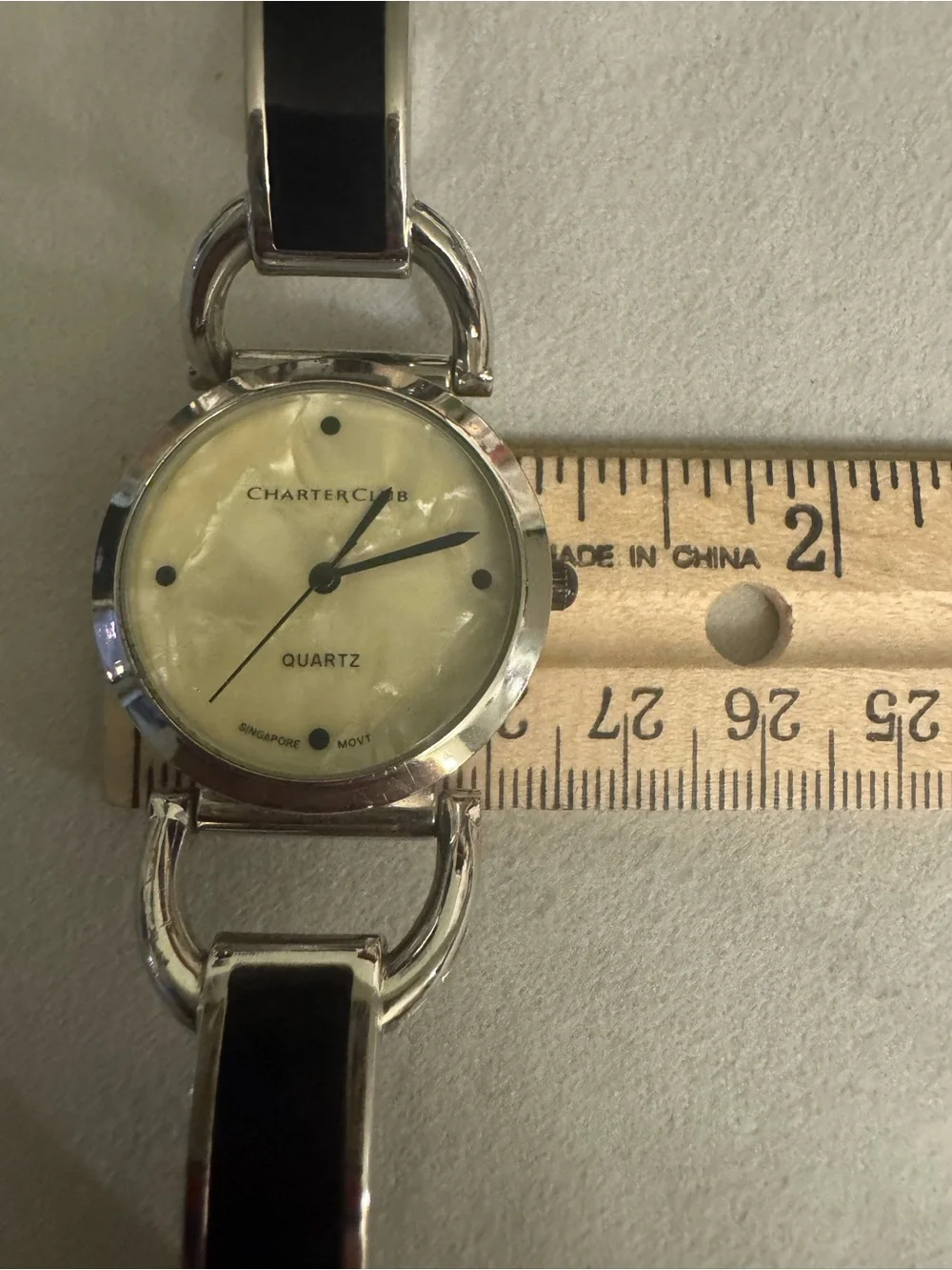 Vintage Charter Club Silver-Tone Women's Bracelet Watch